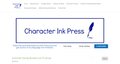 Desktop Screenshot of characterinkblog.com